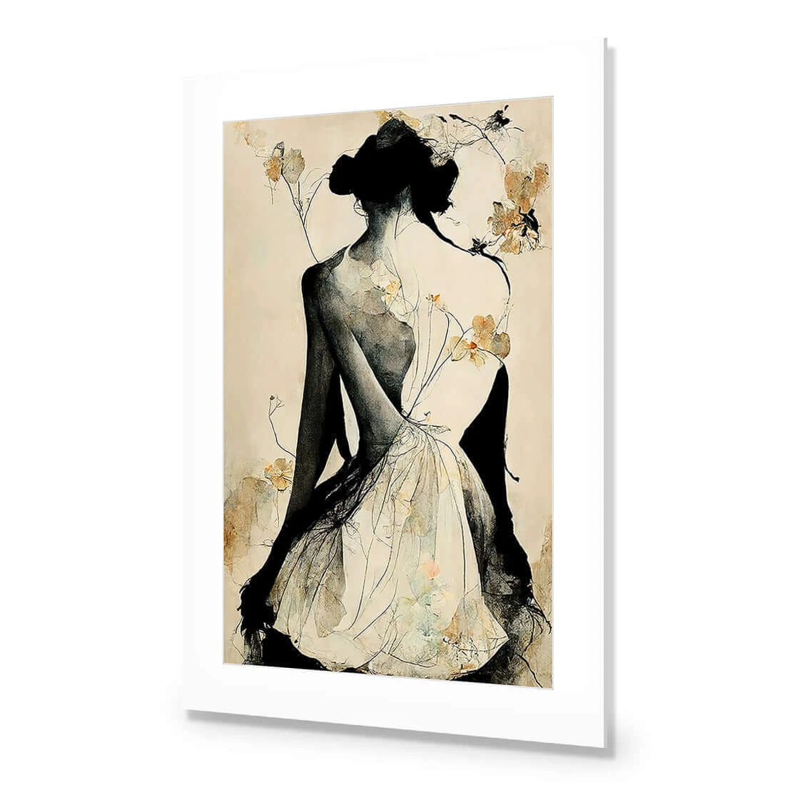 Elegant Back Elegant Back -WALL ART DESGIN SALE elegant back acrylic glass with border no frame 45x30cm 440798