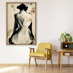 Elegant Back 4 Elegant Back -WALL ART DESGIN SALE elegant back canvas stretched canvas 45x30cm 771121