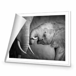 Elephant And Mum Canvas Art 8 Elephant And Mum Canvas Art -WALL ART DESGIN SALE elephant and mum canvas art 45x30cm rolled canvas 326456