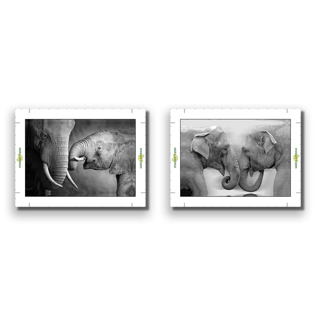 Elephant Family Perfect Pair Elephant Family Perfect Pair -WALL ART DESGIN SALE elephant family perfect pair canvas rolled canvas 45x30cm 121576