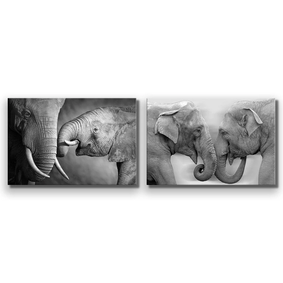 Elephant Family Perfect Pair Elephant Family Perfect Pair -WALL ART DESGIN SALE elephant family perfect pair canvas stretched canvas 45x30cm 129192