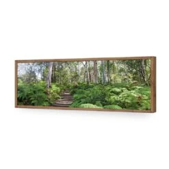 Ellenborough Falls -WALL ART DESGIN SALE ellenborough falls acrylic glass no border natural frame 90x30cm 353779