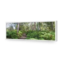 Ellenborough Falls -WALL ART DESGIN SALE ellenborough falls acrylic glass no border white frame 90x30cm 568787