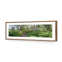 Ellenborough Falls -WALL ART DESGIN SALE ellenborough falls acrylic glass with border natural frame 90x30cm 567758