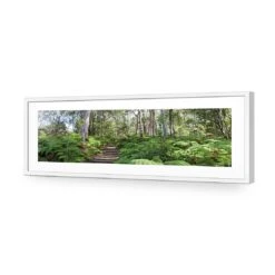 Ellenborough Falls -WALL ART DESGIN SALE ellenborough falls acrylic glass with border white frame 90x30cm 217569