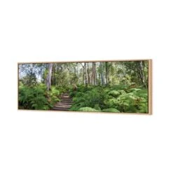 Ellenborough Falls -WALL ART DESGIN SALE ellenborough falls canvas oak floating frame 60x20cm 885845