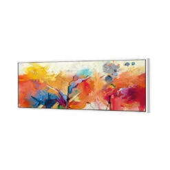 Emerging Palettes (Long) 5 Emerging Palettes (Long) -WALL ART DESGIN SALE emerging palettes long canvas white floating frame 60x20cm 481091