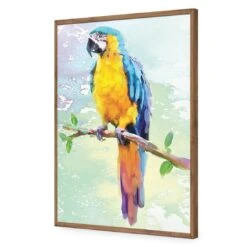 Exotic Macaw, Watercolour 19 Exotic Macaw, Watercolour -WALL ART DESGIN SALE exotic macaw watercolour canvas stretched canvas 45x30cm 270495