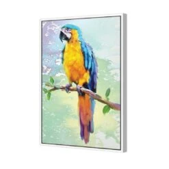 Exotic Macaw, Watercolour 6 Exotic Macaw, Watercolour -WALL ART DESGIN SALE exotic macaw watercolour canvas stretched canvas 45x30cm 294143