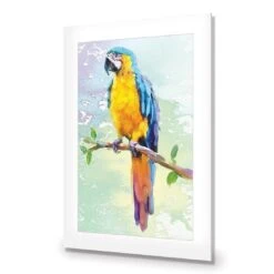Exotic Macaw, Watercolour 10 Exotic Macaw, Watercolour -WALL ART DESGIN SALE exotic macaw watercolour canvas stretched canvas 45x30cm 398700