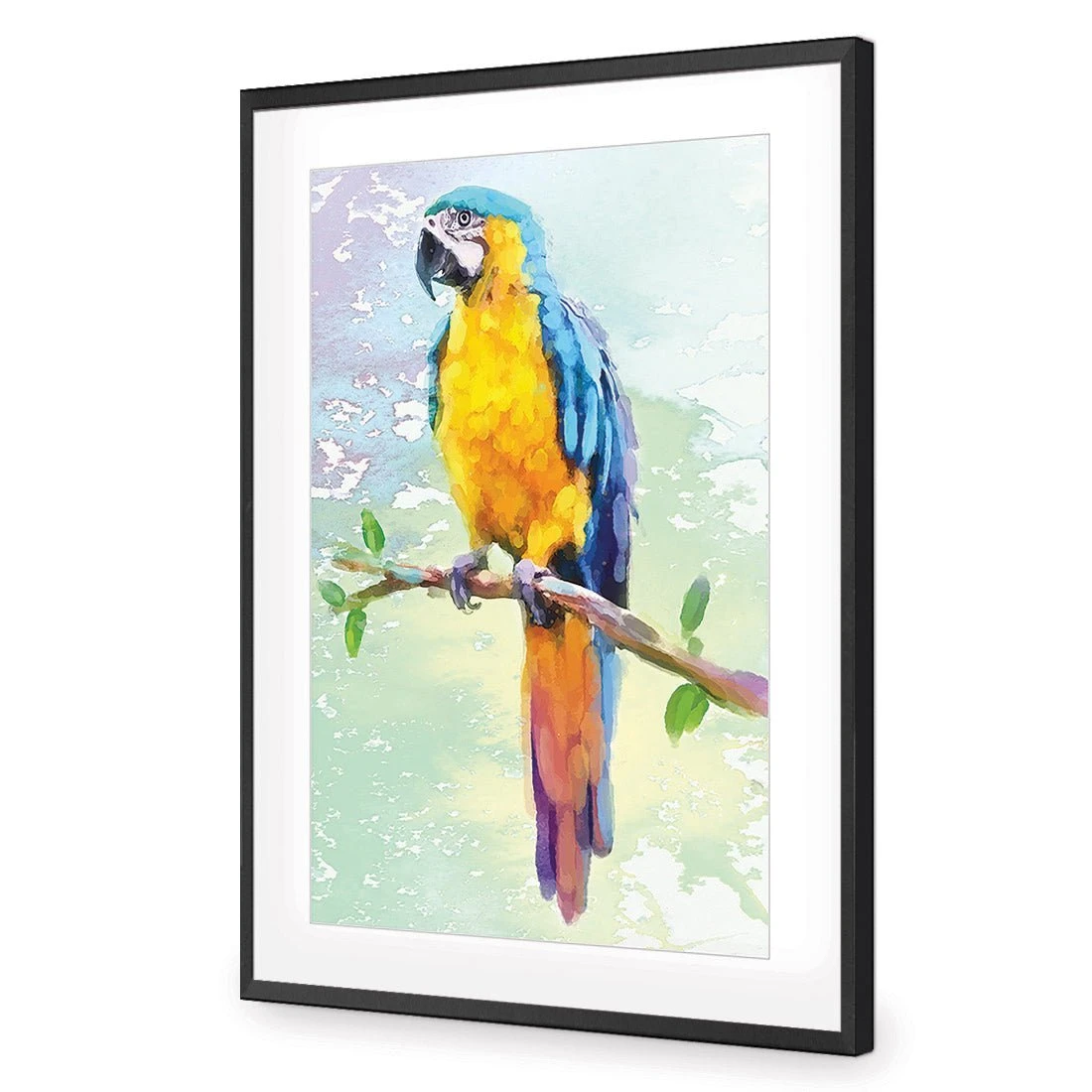 Exotic Macaw, Watercolour Exotic Macaw, Watercolour -WALL ART DESGIN SALE exotic macaw watercolour canvas stretched canvas 45x30cm 649148