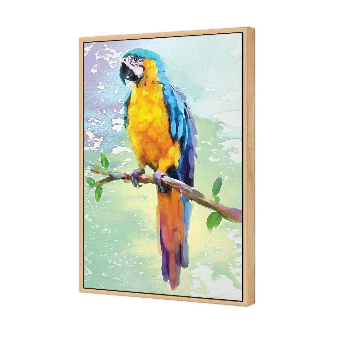 Exotic Macaw, Watercolour Exotic Macaw, Watercolour -WALL ART DESGIN SALE exotic macaw watercolour canvas stretched canvas 45x30cm 858263