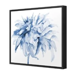 Fairy Floss, Blue Square Canvas Art -WALL ART DESGIN SALE fairy floss blue square canvas art 30x30cm black frame 102661