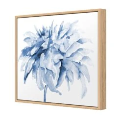 Fairy Floss, Blue Square Canvas Art -WALL ART DESGIN SALE fairy floss blue square canvas art 30x30cm oak frame 152964