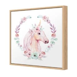 Fairytale Pony Canvas Art 7 Fairytale Pony Canvas Art -WALL ART DESGIN SALE fairytale pony canvas art 30x30cm oak frame 809191