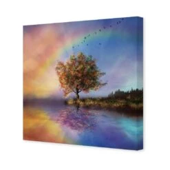 Fairytale Tree (square) 4 Fairytale Tree (square) -WALL ART DESGIN SALE fairytale tree square canvas stretched canvas 37x37cm 743116