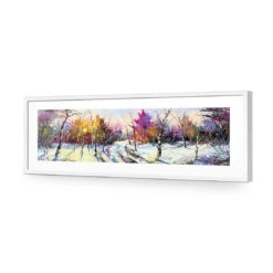 Fantasy Forest, Long Acrylic Print Art 5 Fantasy Forest, Long Acrylic Print Art -WALL ART DESGIN SALE fantasy forest long acrylic print art with border white frame 60x20cm 344218