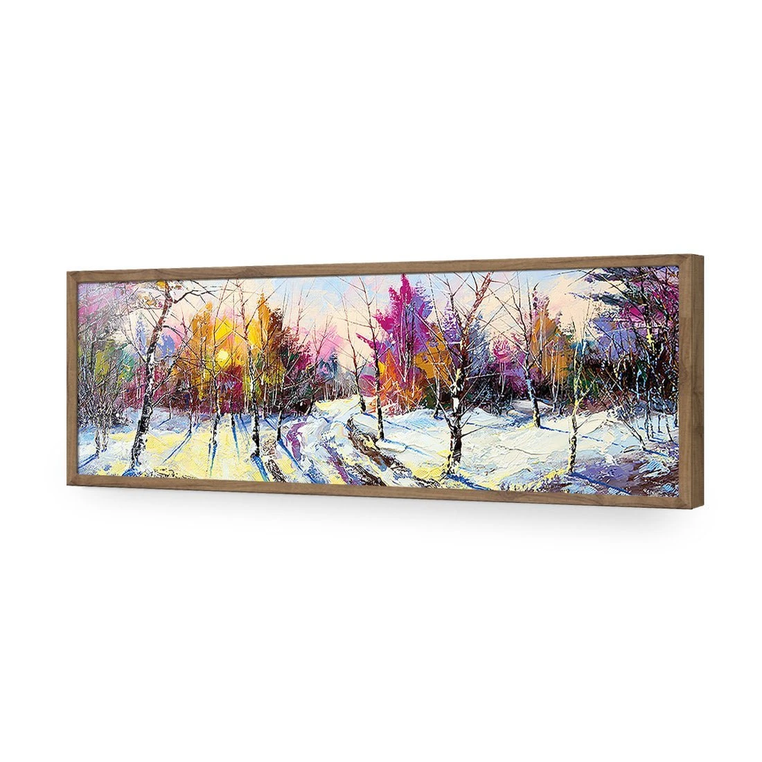 Fantasy Forest, Long Acrylic Print Art Fantasy Forest, Long Acrylic Print Art -WALL ART DESGIN SALE fantasy forest long acrylic print art without border natural frame 60x20cm 716567