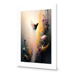 Fantasy Hummingbird I -WALL ART DESGIN SALE fantasy hummingbird i acrylic glass with border no frame 45x30cm 197573