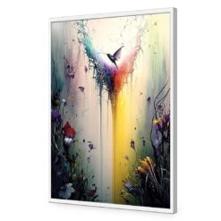 Fantasy Hummingbird III 16 Fantasy Hummingbird III -WALL ART DESGIN SALE fantasy hummingbird iii acrylic glass no border white frame 45x30cm 186839