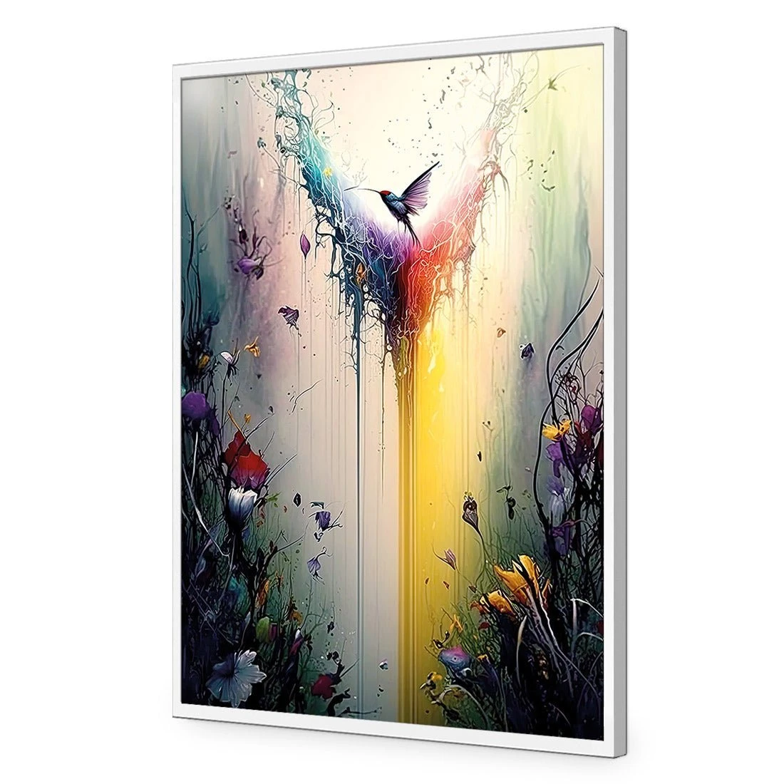 Fantasy Hummingbird III Fantasy Hummingbird III -WALL ART DESGIN SALE fantasy hummingbird iii acrylic glass no border white frame 45x30cm 186839