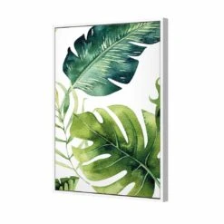Fascinating Foliage Version 02 Canvas Art -WALL ART DESGIN SALE fascinating foliage version 02 canvas art 45x30cm white frame 950404