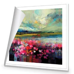 Field Of Pink -WALL ART DESGIN SALE field of pink canvas rolled canvas 37x37cm 618541