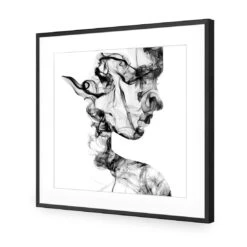 Figuratively Smoking -WALL ART DESGIN SALE figuratively smoking acrylic glass with border black frame 37x37cm 225686