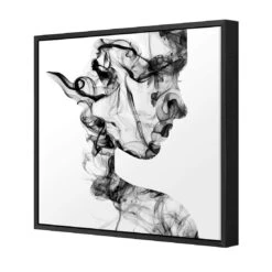 Figuratively Smoking -WALL ART DESGIN SALE figuratively smoking canvas black floating frame 37x37cm 963509