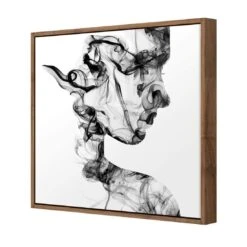 Figuratively Smoking -WALL ART DESGIN SALE figuratively smoking canvas natural floating frame 37x37cm 353363
