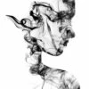Figuratively Smoking -WALL ART DESGIN SALE figuratively smoking canvas stretched canvas 37x37cm 572549