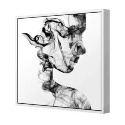 Figuratively Smoking -WALL ART DESGIN SALE figuratively smoking canvas white floating frame 37x37cm 482909