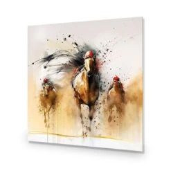 Finish Line -WALL ART DESGIN SALE finish line acrylic glass no border no frame 37x37cm 551657