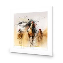 Finish Line -WALL ART DESGIN SALE finish line acrylic glass with border no frame 37x37cm 979496