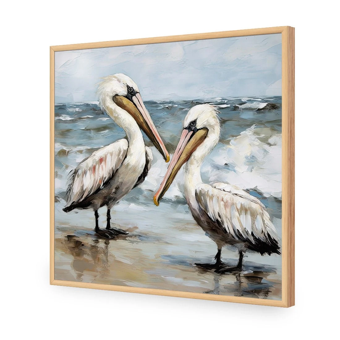 Fishing Buddies Fishing Buddies -WALL ART DESGIN SALE fishing buddies acrylic glass no border oak frame 37x37cm 629893