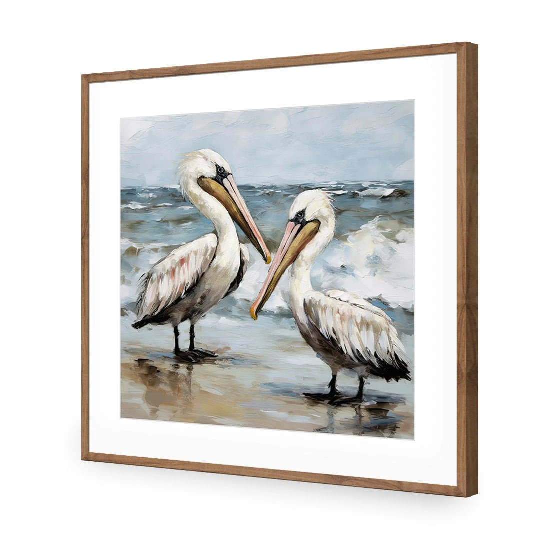 Fishing Buddies Fishing Buddies -WALL ART DESGIN SALE fishing buddies acrylic glass with border natural frame 37x37cm 410563
