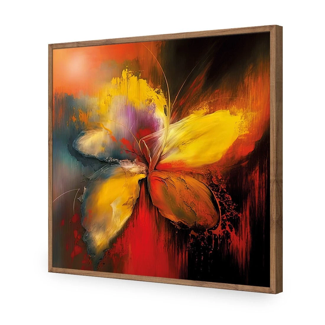 Five Painted Petals Five Painted Petals -WALL ART DESGIN SALE five painted petals acrylic glass no border natural frame 37x37cm 810917