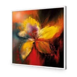 Five Painted Petals 16 Five Painted Petals -WALL ART DESGIN SALE five painted petals acrylic glass no border white frame 37x37cm 531071