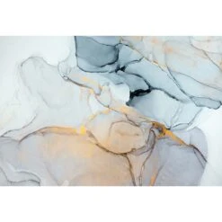 Flair & Flounce Blue Abstract Perfect Pair -WALL ART DESGIN SALE flair flounce blue abstract perfect pair canvas stretched canvas 45x30cm 417104