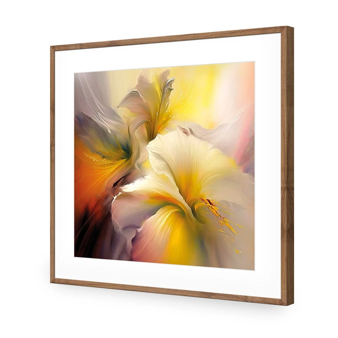 Fleeting Flowers I Fleeting Flowers I -WALL ART DESGIN SALE fleeting flowers i acrylic glass with border natural frame 37x37cm 269240