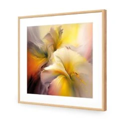Fleeting Flowers I 12 Fleeting Flowers I -WALL ART DESGIN SALE fleeting flowers i acrylic glass with border oak frame 37x37cm 906103