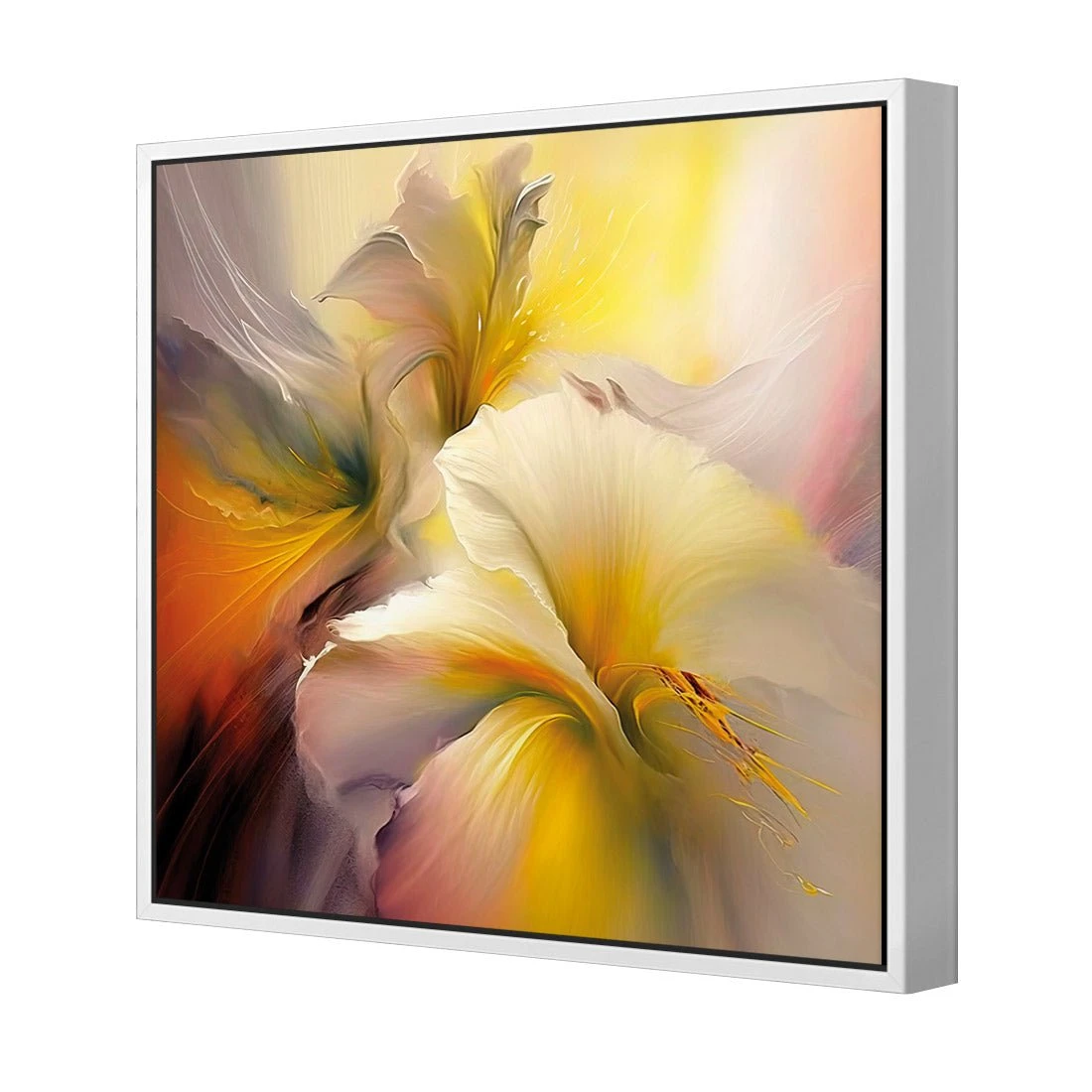 Fleeting Flowers I Fleeting Flowers I -WALL ART DESGIN SALE fleeting flowers i canvas white floating frame 37x37cm 811748