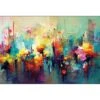 Signature Series - Floral Explosion -WALL ART DESGIN SALE floral explosion canvas stretched canvas 45x30cm 571048 1