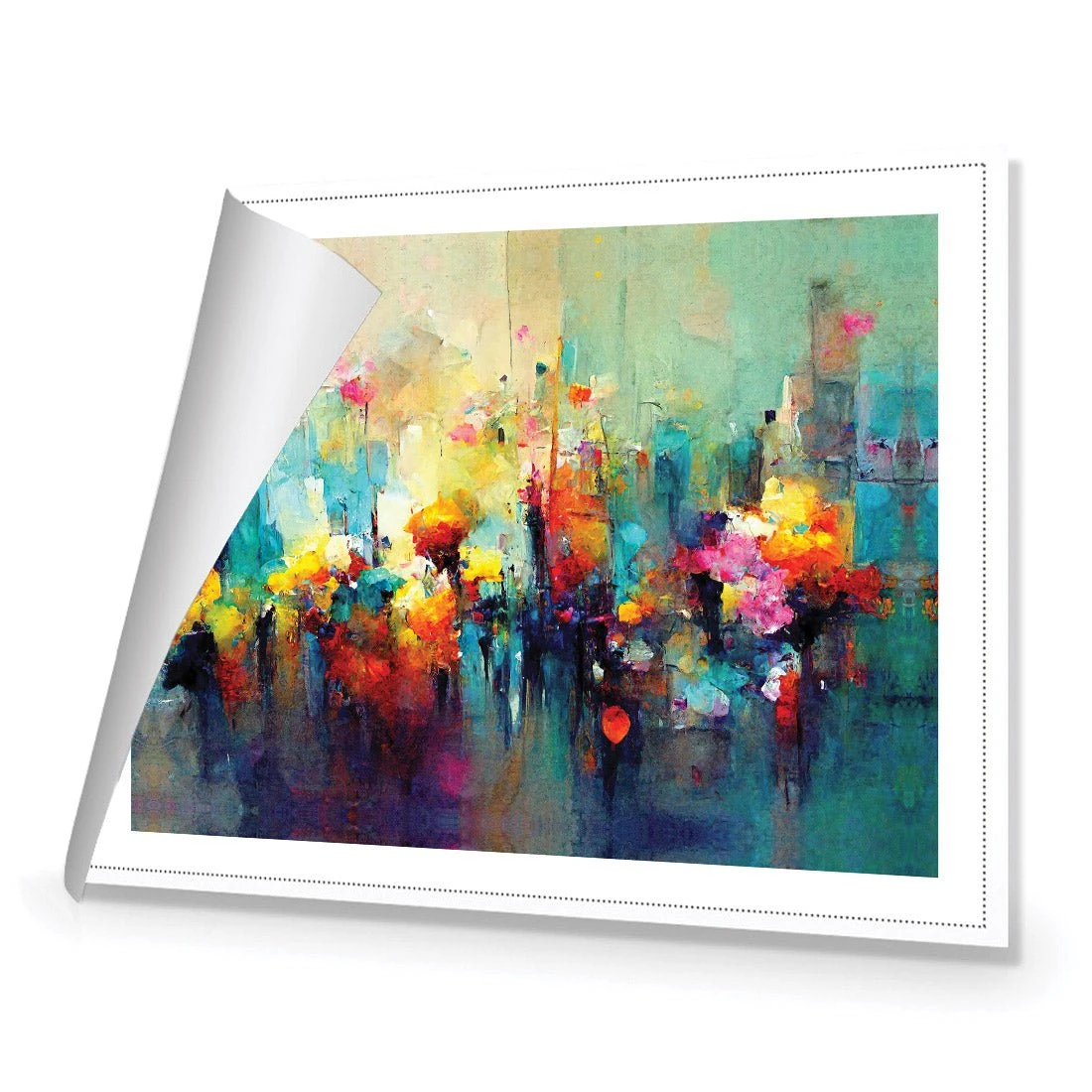 Floral Explosion Floral Explosion -WALL ART DESGIN SALE floral explosion canvas stretched canvas 45x30cm 796791