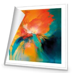 Floral Flame I -WALL ART DESGIN SALE floral flame i canvas rolled canvas 37x37cm 943652