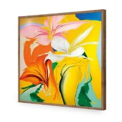 Flower Pour 18 Flower Pour -WALL ART DESGIN SALE flower pour acrylic glass no border natural frame 37x37cm 964972 4b8d7d23 c0cb 4b14 b794 f5c04d23a522