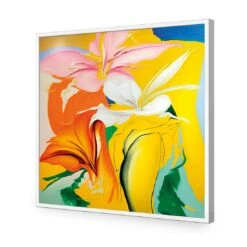 Flower Pour 16 Flower Pour -WALL ART DESGIN SALE flower pour acrylic glass no border white frame 37x37cm 535839 f331879d eb90 4946 a243 b1da4569d6aa