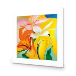 Flower Pour 9 Flower Pour -WALL ART DESGIN SALE flower pour acrylic glass with border no frame 37x37cm 682924 33d7d784 4220 4d3f 8100 d700ec634ec6