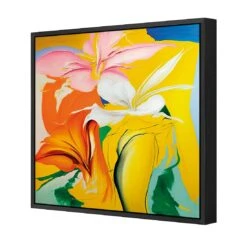 Flower Pour 4 Flower Pour -WALL ART DESGIN SALE flower pour canvas black floating frame 37x37cm 163620 9fbdfc42 bf8f 46e0 bf3a d0dddada8c6c
