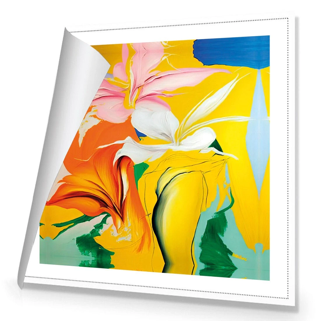 Flower Pour Flower Pour -WALL ART DESGIN SALE flower pour canvas rolled canvas 37x37cm 631401 e68b3548 a40a 4d29 9c29 59e19914ca19